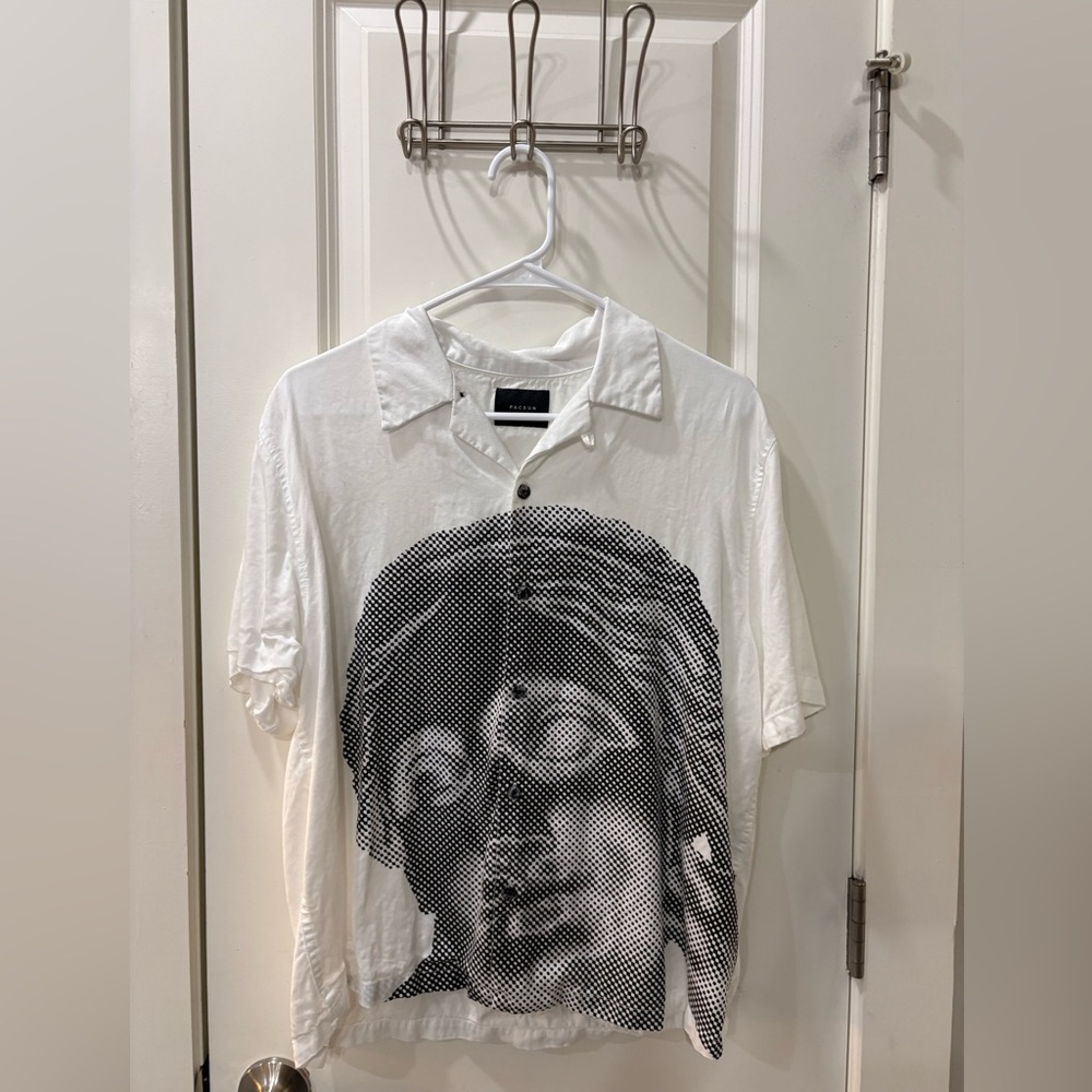PACSUN White Graphic Men's Shirt